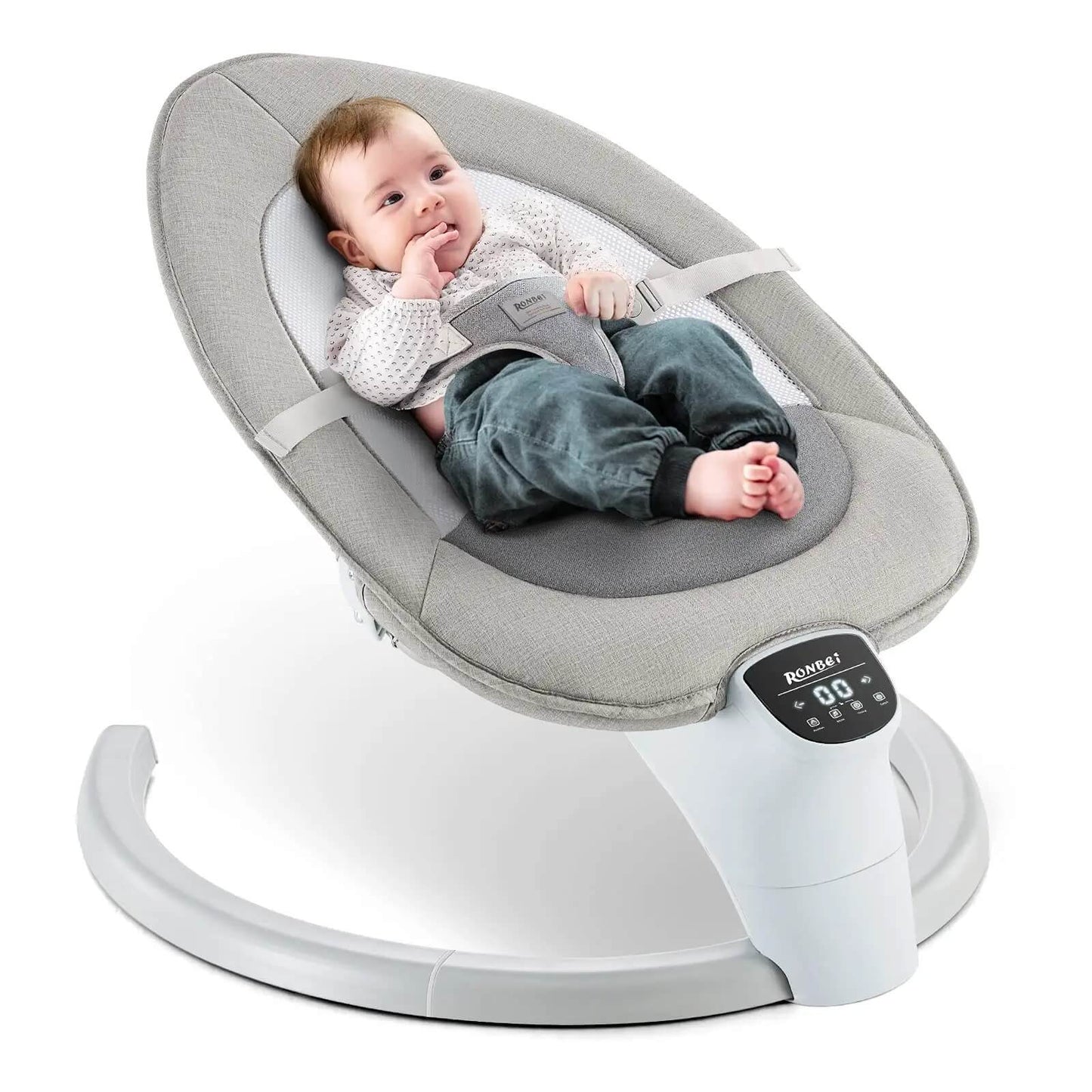 Premium Revolutionary Smart Baby Swing Cradle Rocker/ Bouncer Seat -Grey