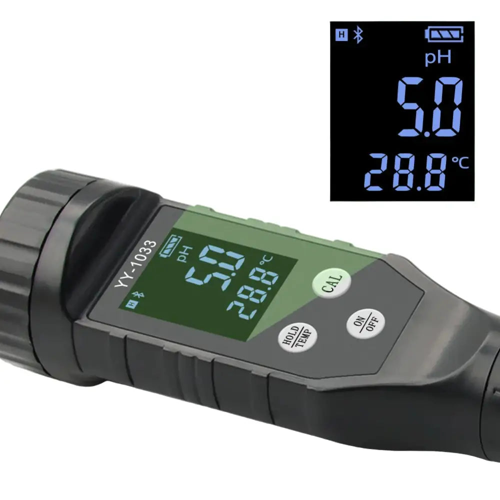 Smart Bluetooth Soil pH Meter 0–14 for Plants & Hydroponics
