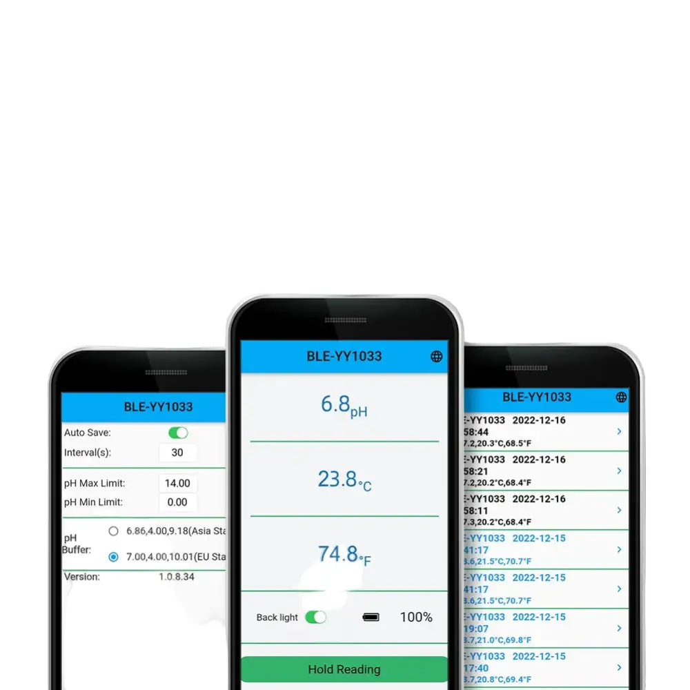 Smart Bluetooth Soil pH Meter 0–14 for Plants & Hydroponics