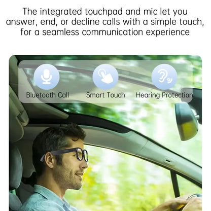 Smart Cycling Glasses – 8MP Camera, Bluetooth Calling, Translation