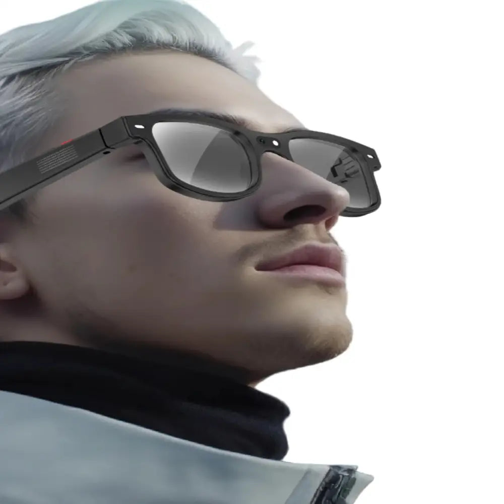Smart Cycling Glasses – 8MP Camera, Bluetooth Calling, Translation