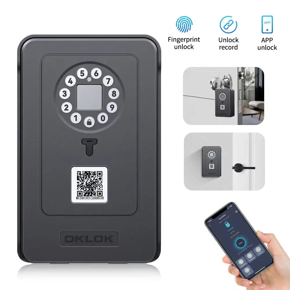 Smart Fingerprint Key Lock Box (different models available)