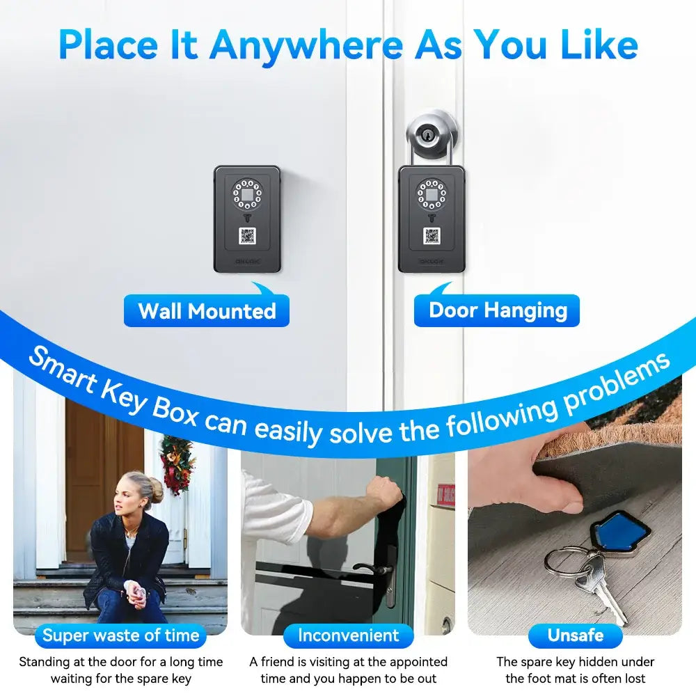 Smart Fingerprint Key Lock Box (different models available)