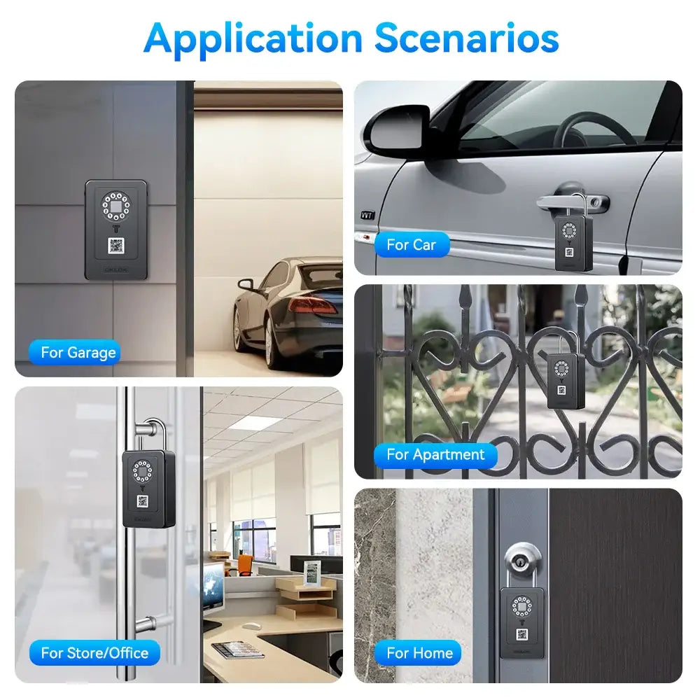 Smart Fingerprint Key Lock Box (different models available)