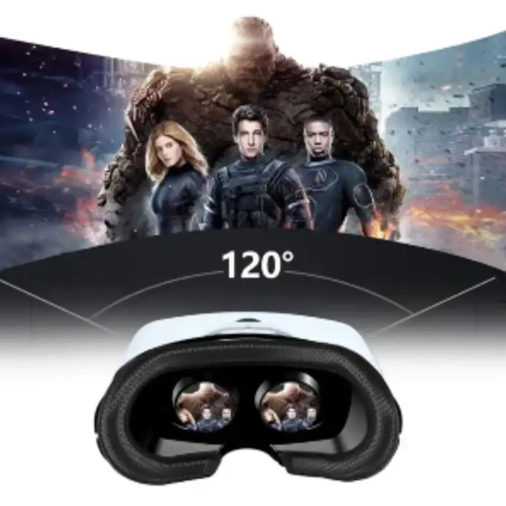 Smart VR Headset with Remote – 3D Virtual Reality for Phones