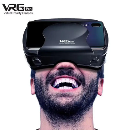 Smart VR Headset with Remote – 3D Virtual Reality for Phones