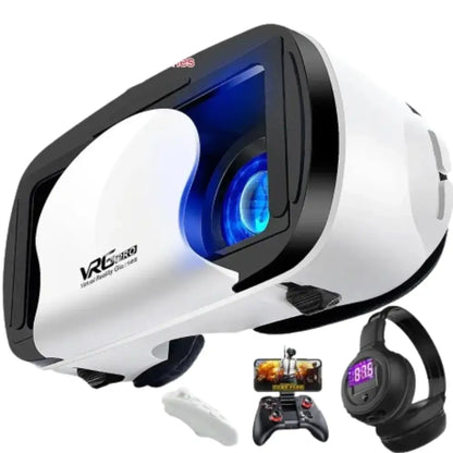 Smart VR Headset with Remote – 3D Virtual Reality for Phones