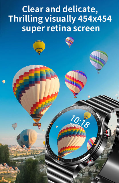 Black Watch Stainless Steel Strap-Christmas Gift