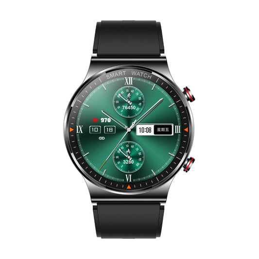 Black Smart Watch Silicone Strap-Christmas Gift