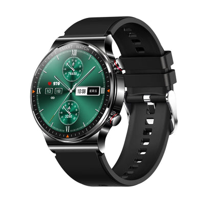 Black Smart Watch Silicone Strap-Christmas Gift