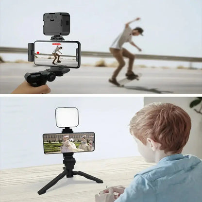 Smartphone Video Kit with Mic, LED Light & Tripod (2 types available)