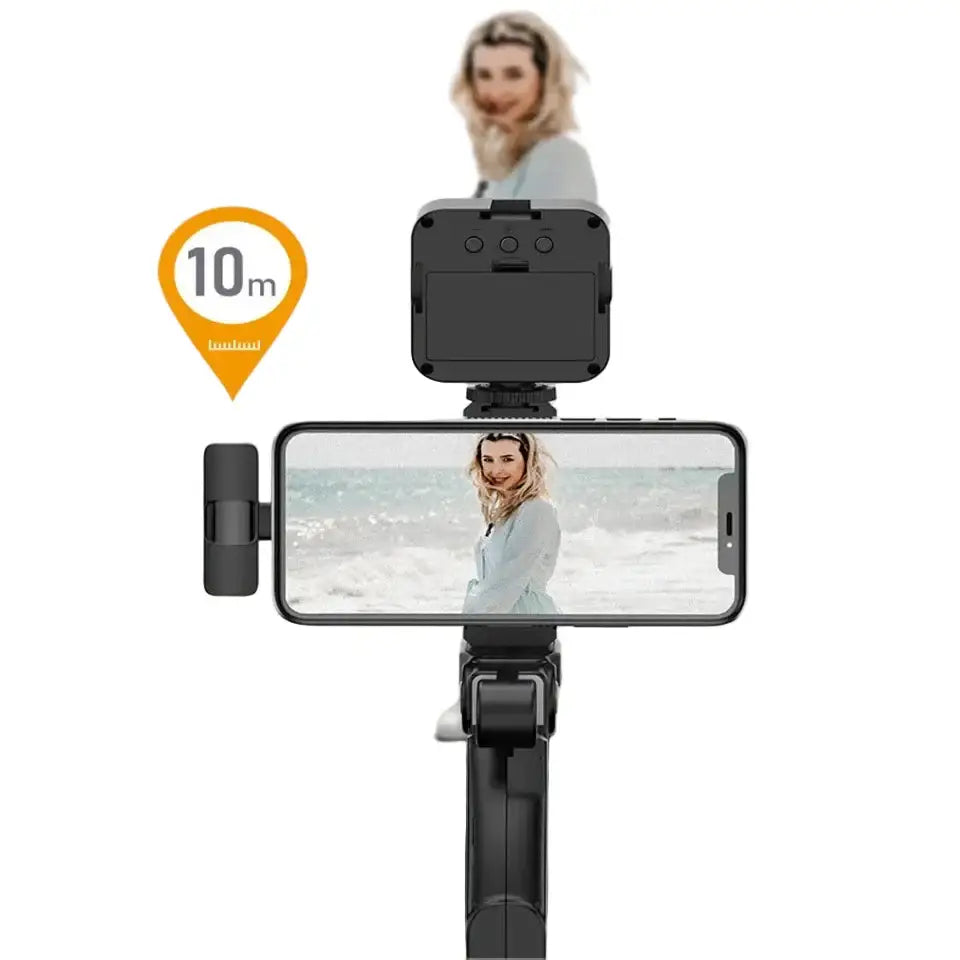 Smartphone Video Kit with Mic, LED Light & Tripod (2 types available)