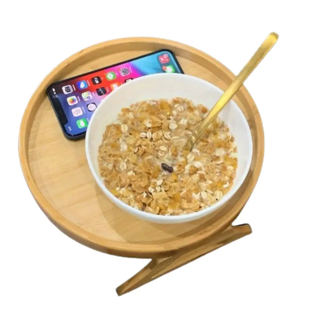 Sofa Armrest Clip-on Tray Table