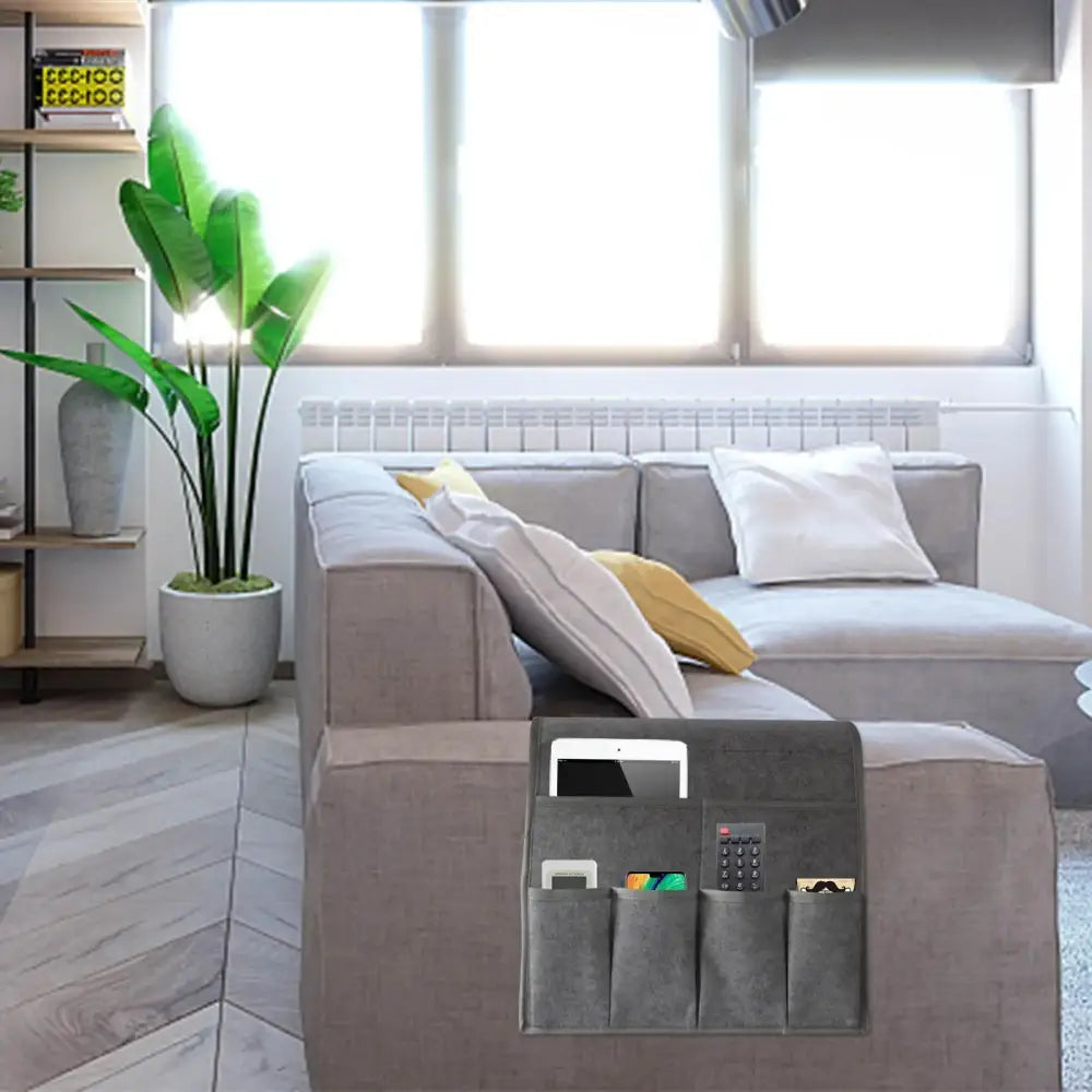 7-Pocket Sofa Armrest Organizer