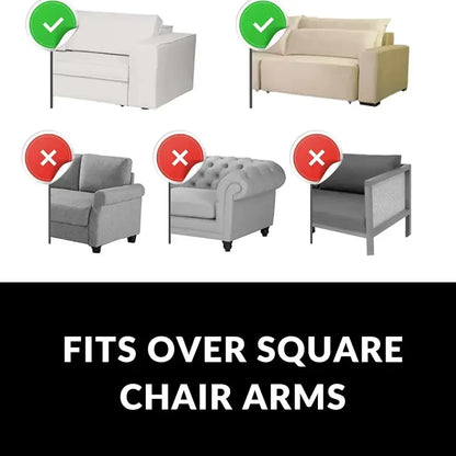 Sofa Armrest Tray Table with Pockets