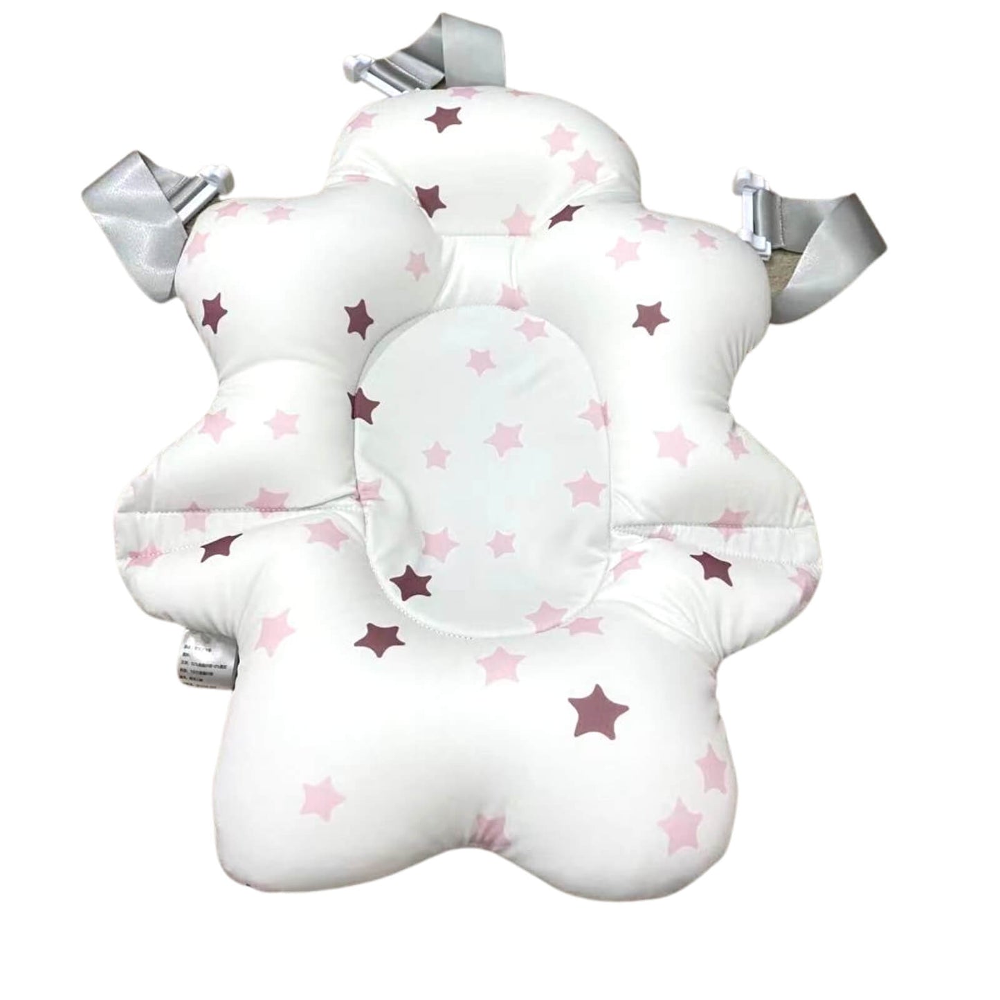 Foldable Baby Bath Tub & Soft Drying Bath Seat -Pink