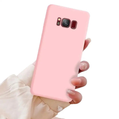 Soft Silicone Cover for Samsung Galaxy Note & S Series (Pink)
