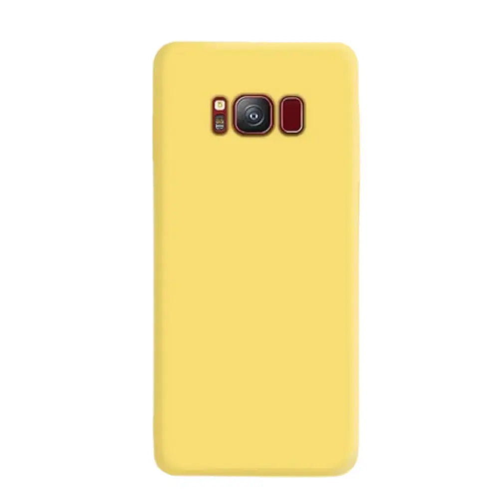 Soft Silicone Cover for Samsung Galaxy Note & S Series (Yellow)