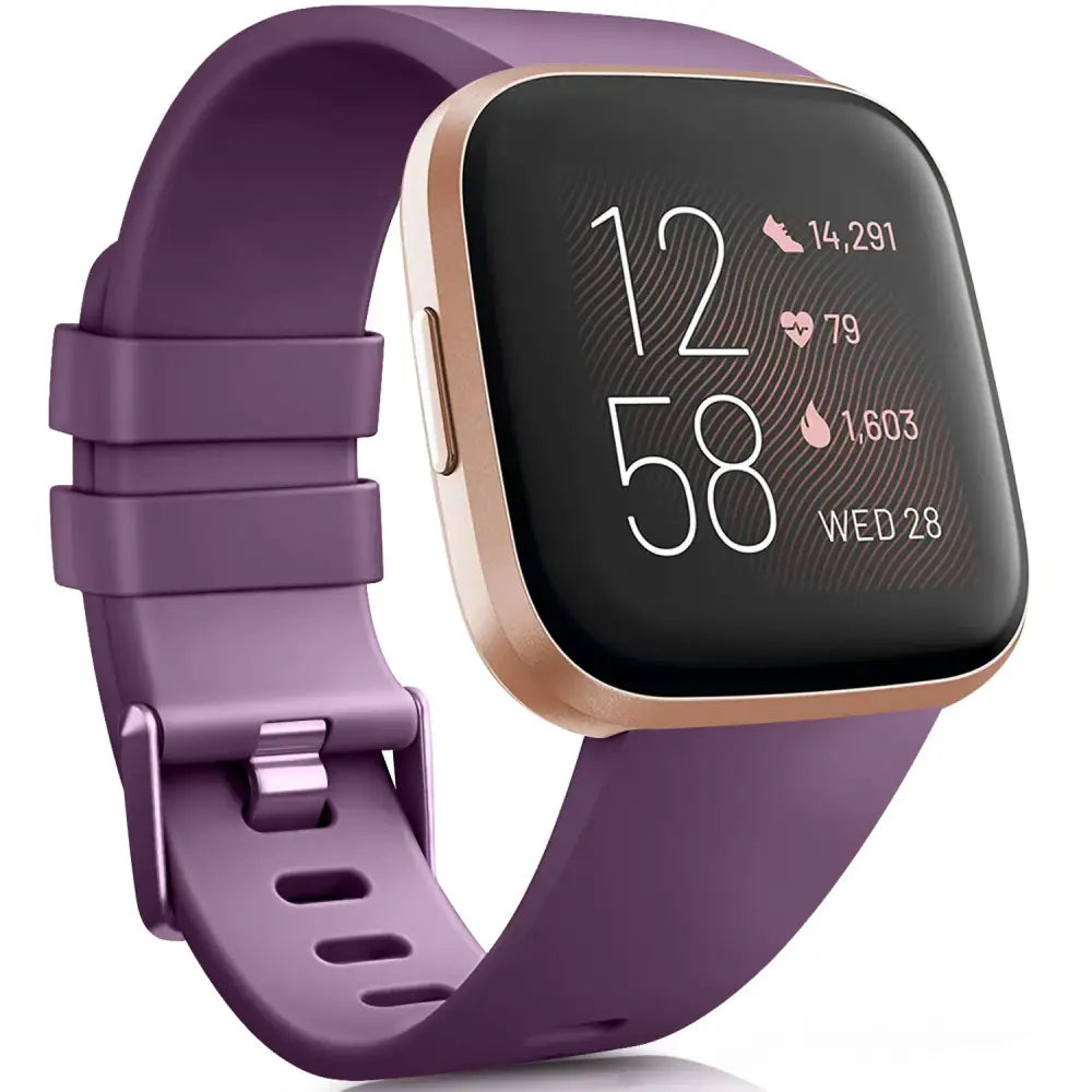 Soft Silicone Sport Band for the Fitbit Versa 2 (available in 26 colours)