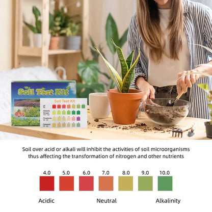 Soil Test Kit for pH, NPK & Nutrients for Garden & Farm