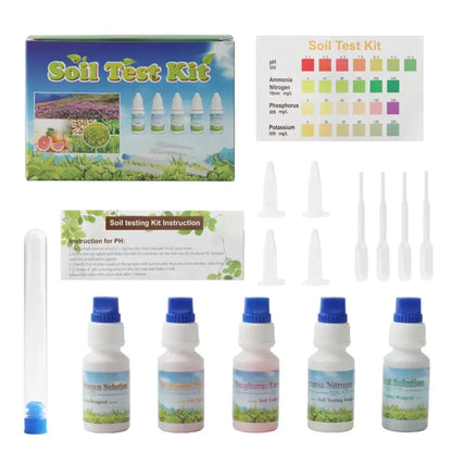Soil Test Kit for pH, NPK & Nutrients for Garden & Farm