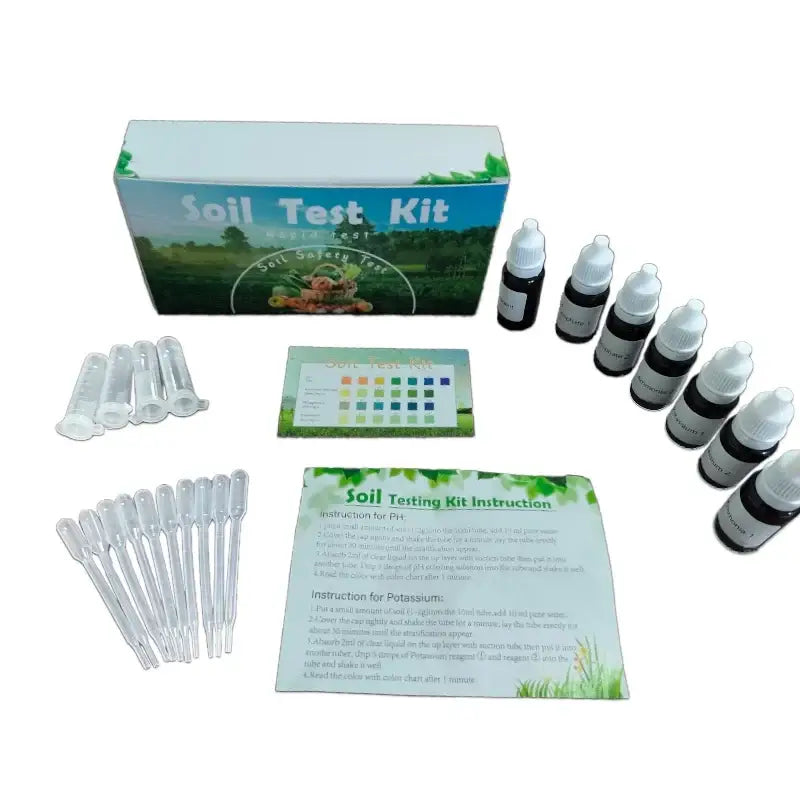 Soil Test Kit for pH, NPK & Nutrients for Garden & Farm