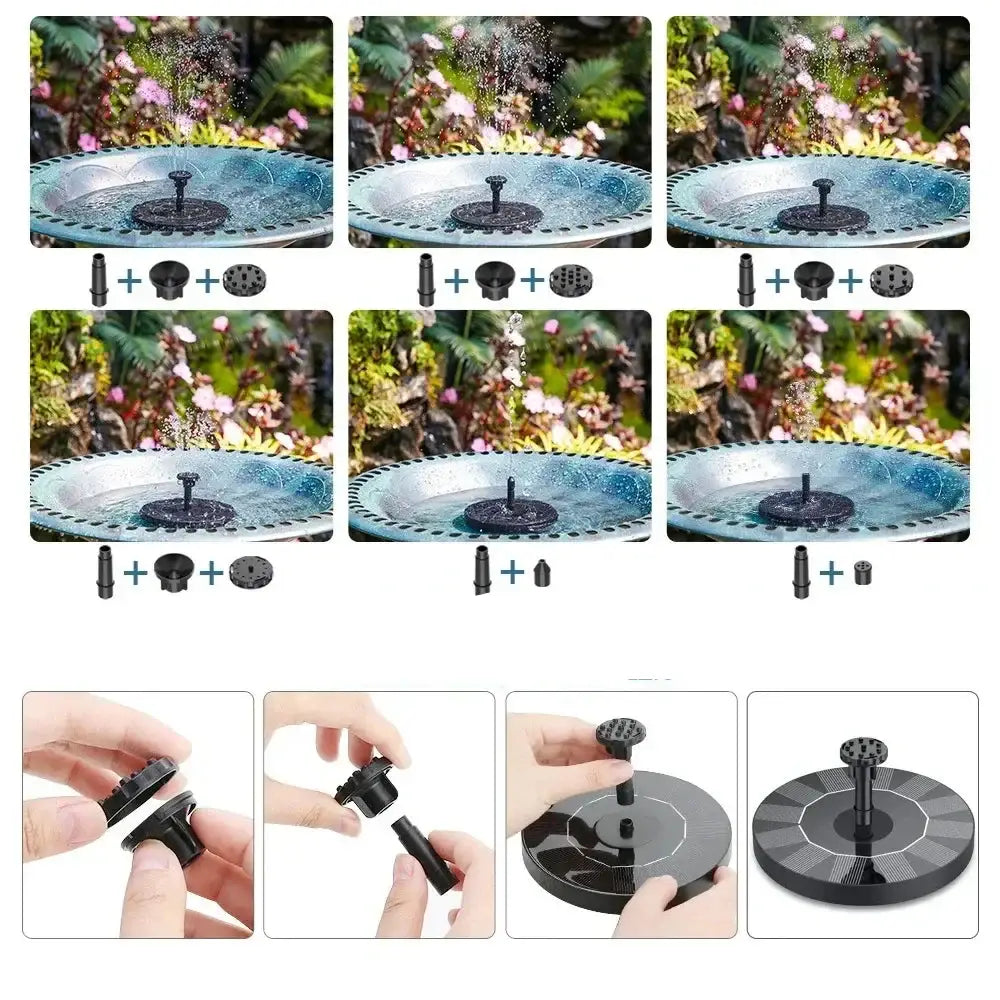 Solar Fountain Floating Pump – 13/16/18cm