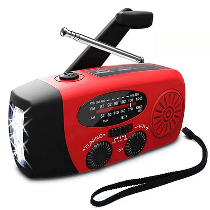 Solar Hand Crank Emergency Radio & Power Bank