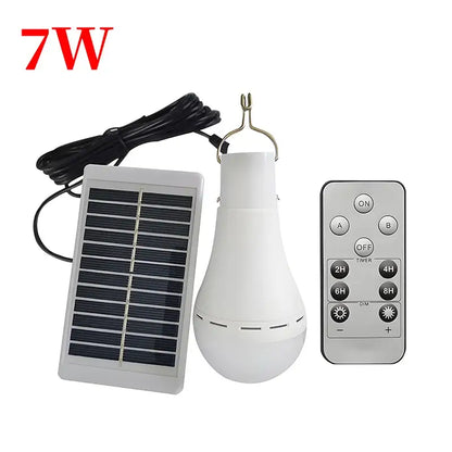 Solar USB Rechargeable Hanging Emergency Waterproof Camping Light
