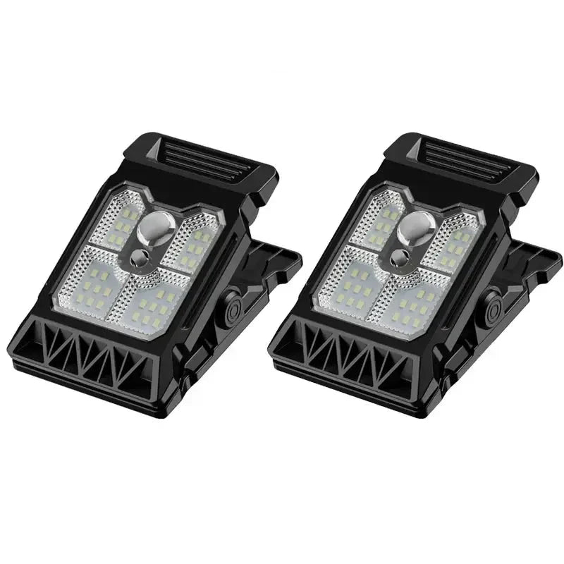Solar Powered Outdoor Clip-On Lawn Lamp with Motion Sensor
