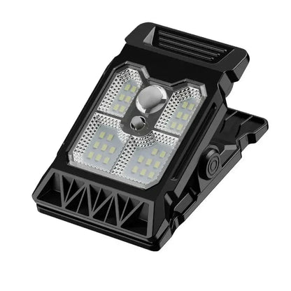 Solar Powered Outdoor Clip-On Lawn Lamp with Motion Sensor