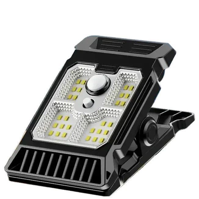 Solar Powered Outdoor Clip-On Lawn Lamp with Motion Sensor