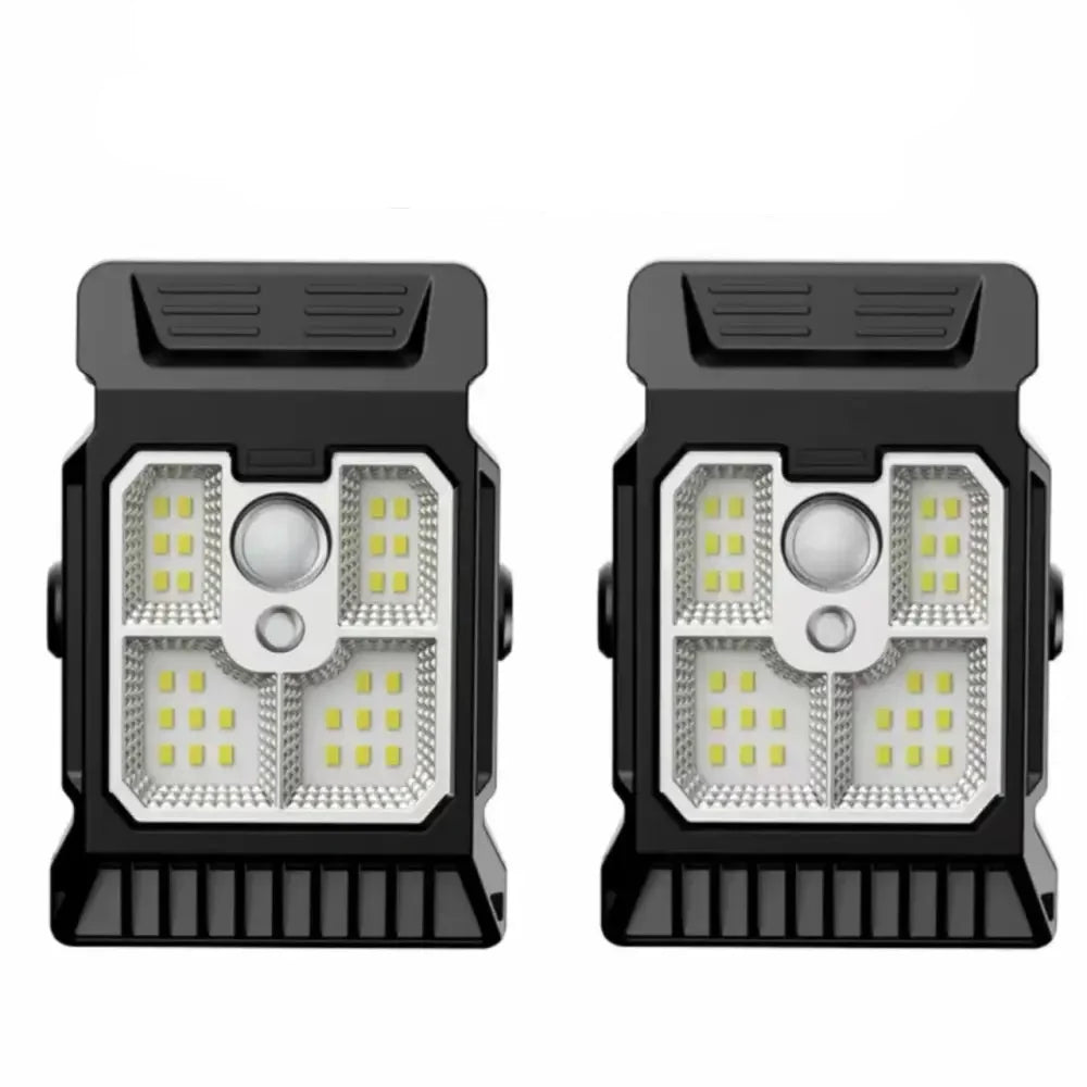 Solar Powered Outdoor Clip-On Lawn Lamp with Motion Sensor
