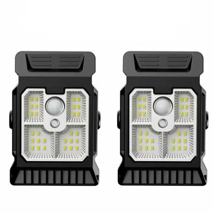 Solar Powered Outdoor Clip-On Lawn Lamp with Motion Sensor