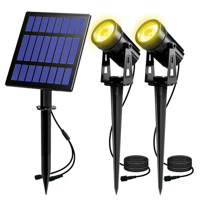 IP65 Solar LED Spotlight, Aluminum Outdoor Garden & Landscape Light (different colours available)