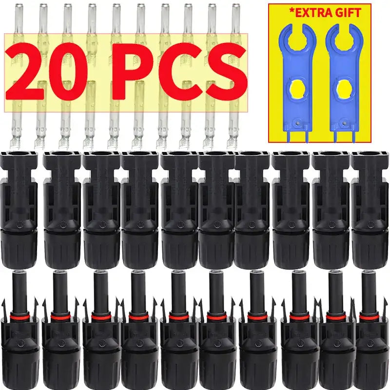 Solar PV Panel Crimping Tool Kit (AWG 14–10, 2.5/4/6mm²)