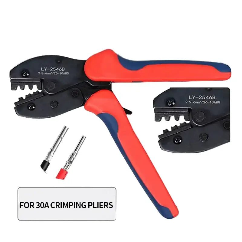 Solar PV Panel Crimping Tool Kit (AWG 14–10, 2.5/4/6mm²)