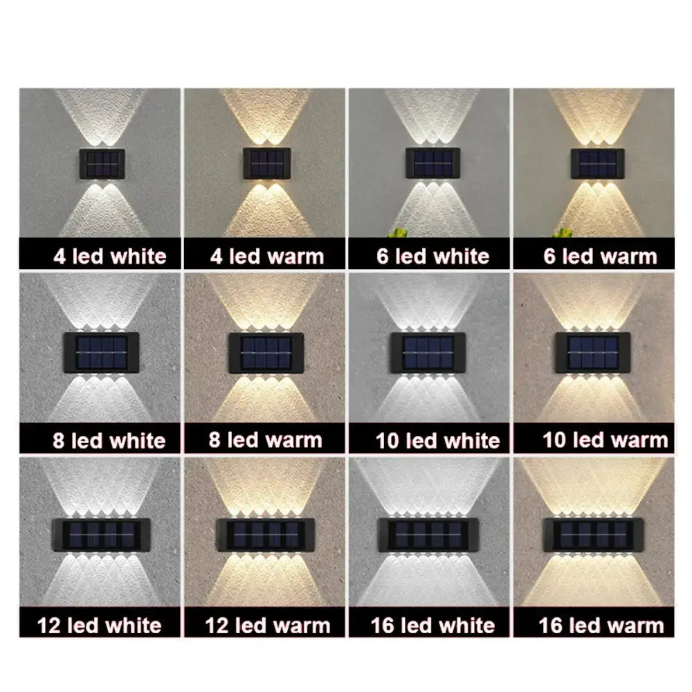 Solar Wall Lamp (different colours available)