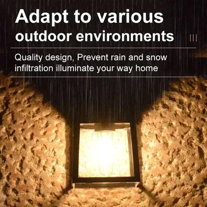 Solar Waterproof Outdoor LED Wall Light with Motion Sensor