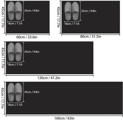 Solid Color Kitchen Mat – Non-Slip & Absorbent (4 colours available)