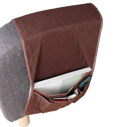 Space-Saving Sofa & Bedside Remote Control Holder with Organizer Pockets