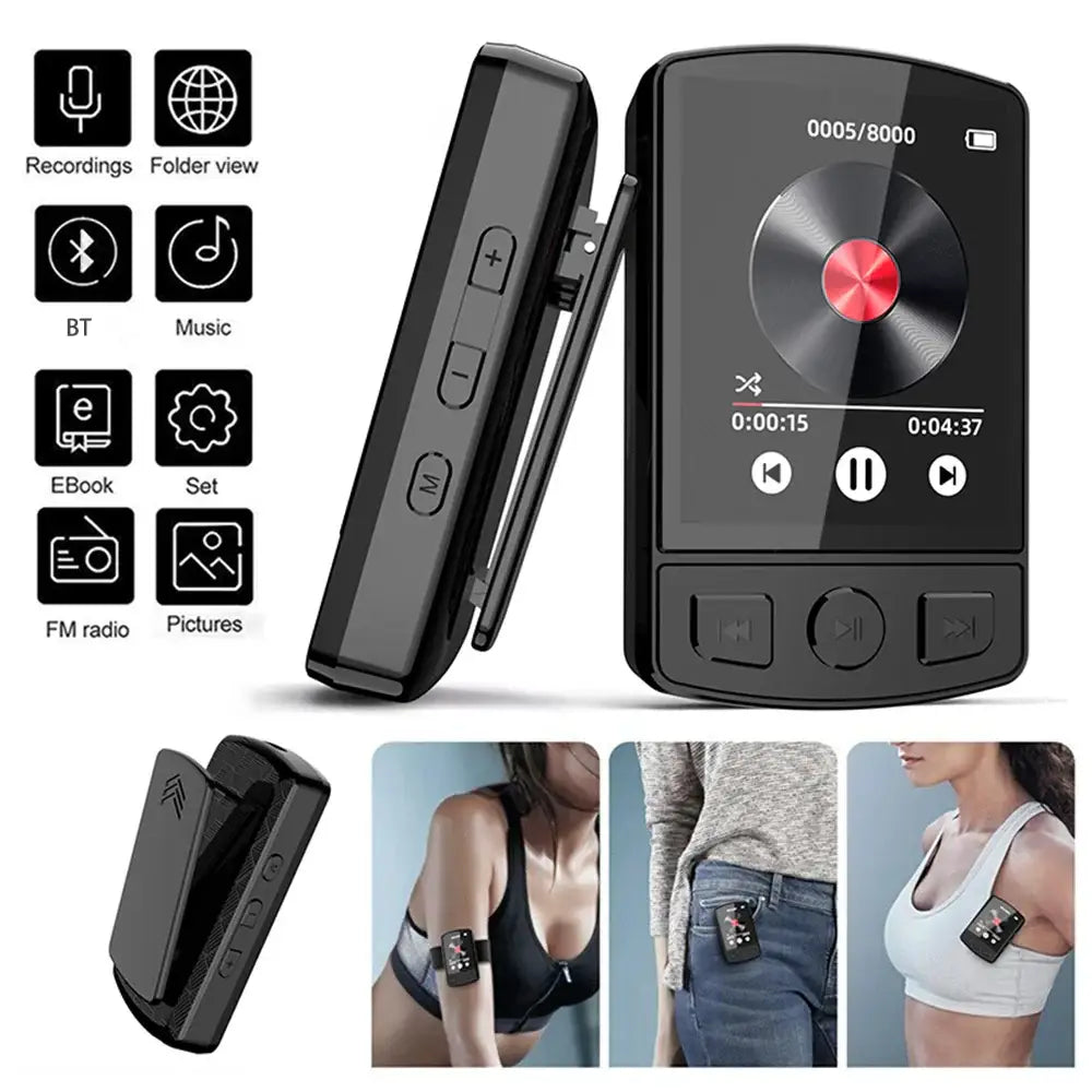 Sports Clip MP3 Player with Recording