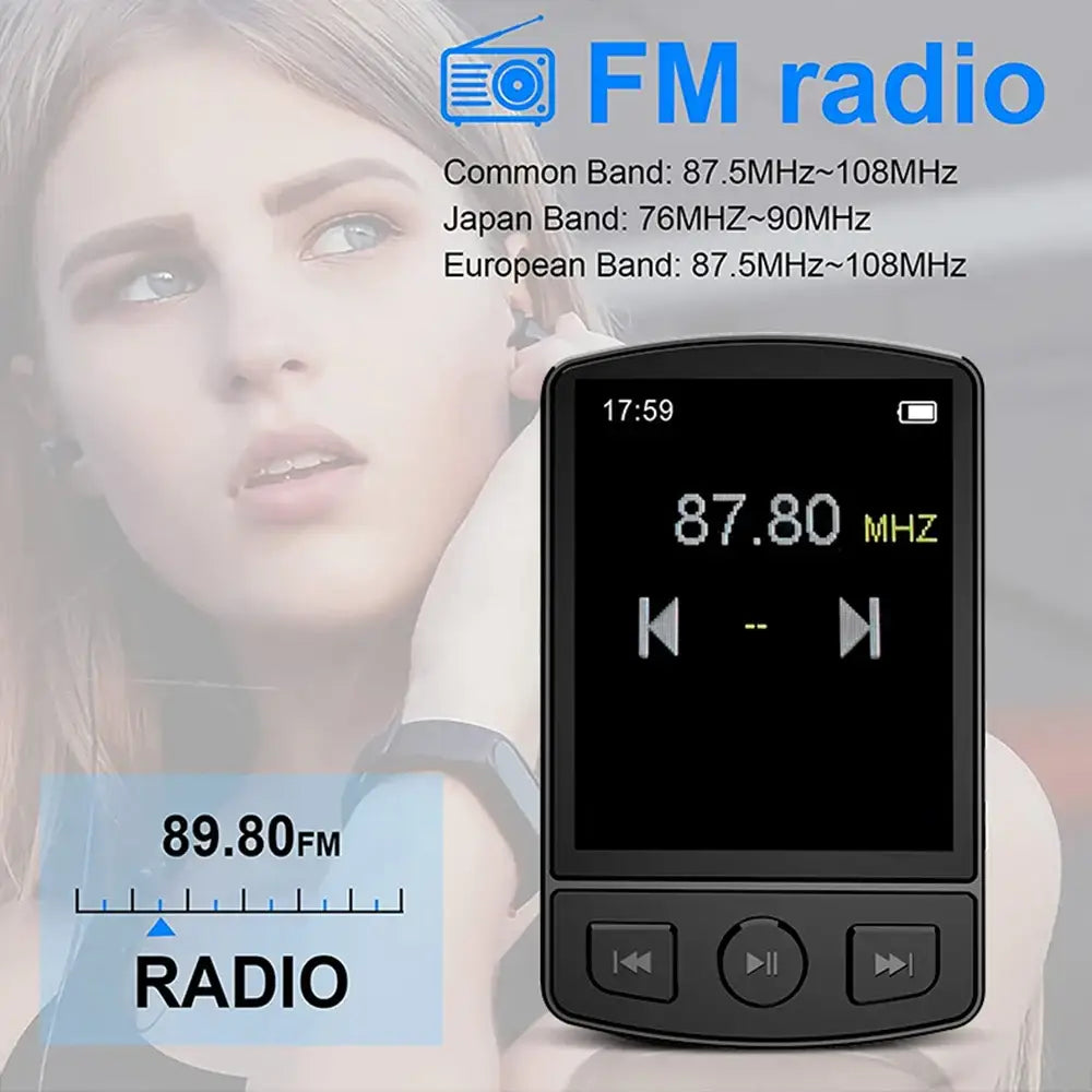 Sports Clip MP3 Player with Recording