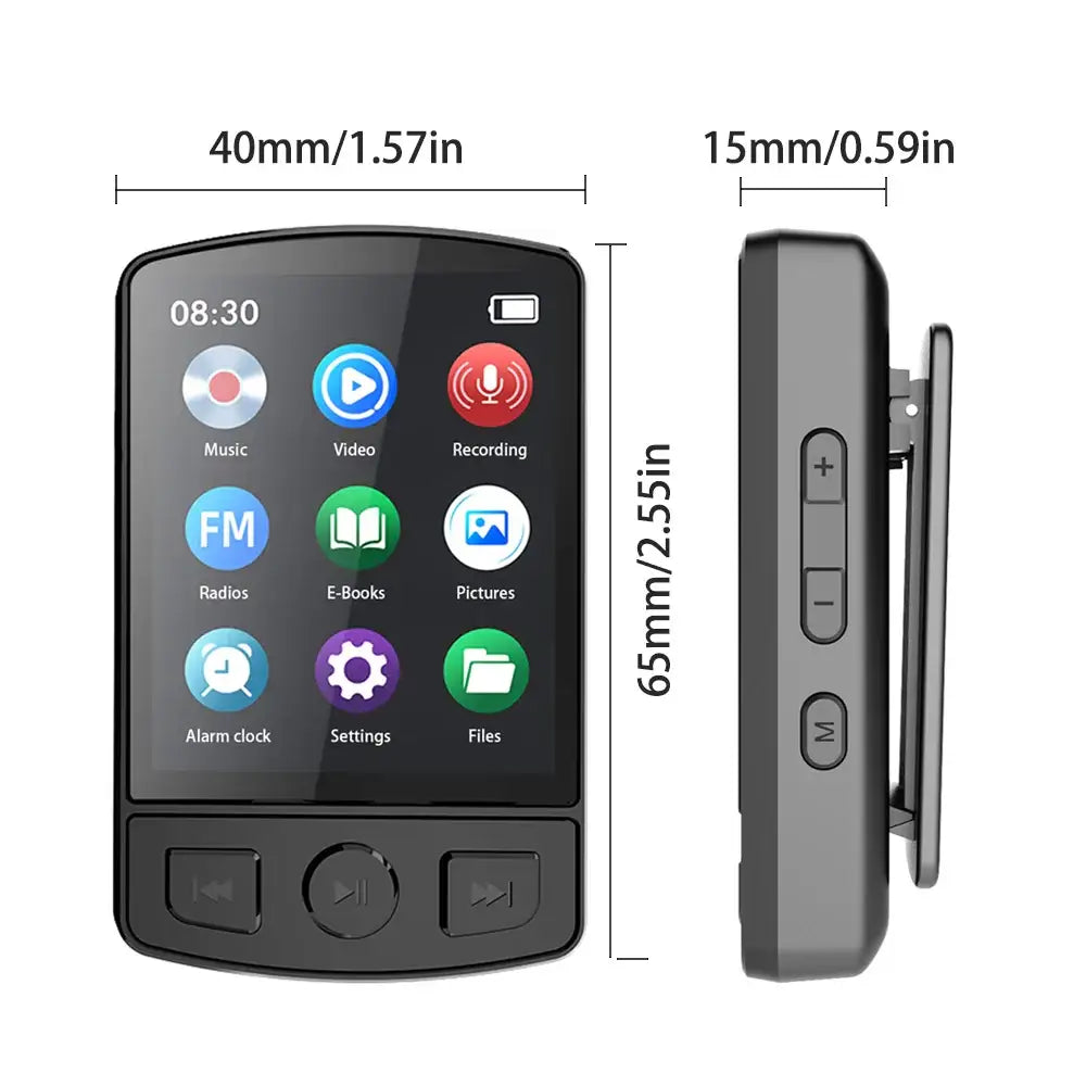 Sports Clip MP3 Player with Recording