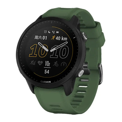 Sports Silicone Strap for the Garmin Forerunner Series - 22mm (10 different colours available)