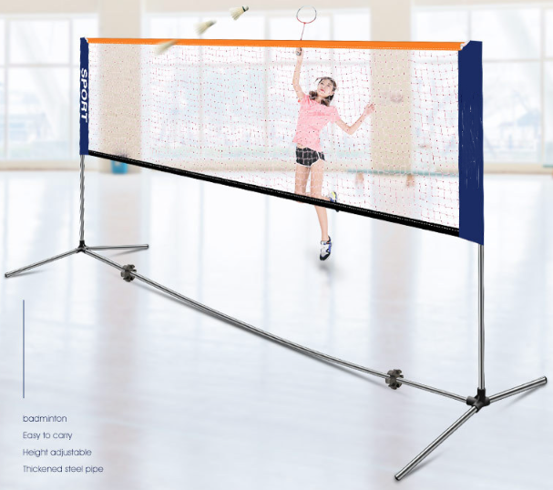 Portable Badminton Net Set 4.1m + Balls