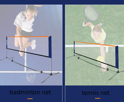 Portable Badminton Net Set 4.1m + Balls