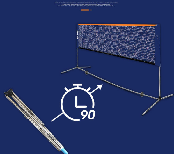 Portable Badminton Net Set 4.1m + Balls