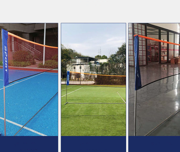 Portable Badminton Net Set 4.1m + Balls