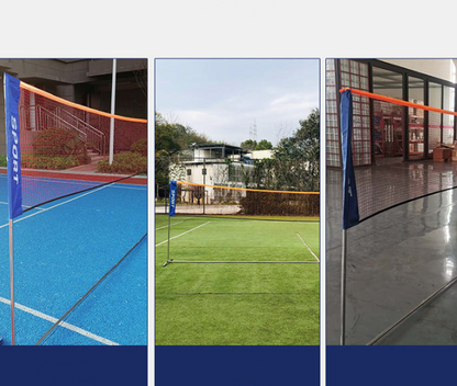 Portable Badminton Net Set 4.1m + Balls